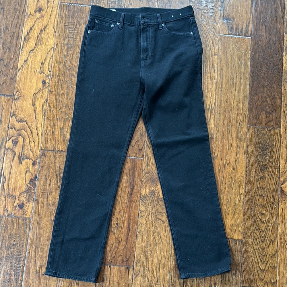 NWOT GAP High Rise 90s Straight Jeans Black